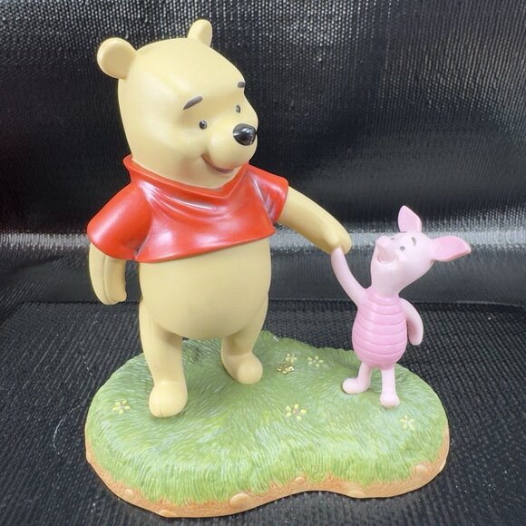 Disney Pooh Friends Figurine Lets Wander And Wonder Together Pooh And Piglet VTG - Picture 8 of 10